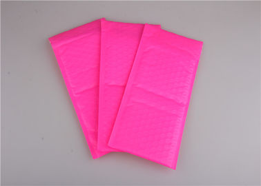 Poly Pink Bubble Mailers Bags , Bubble Mailing Envelopes Colorful For Packaging