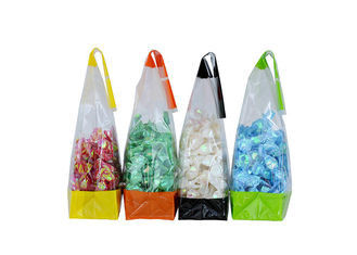 Bolsos plásticos de la galleta del escudete lateral, bolso de plástico transparente auto-adhesivo de Opp